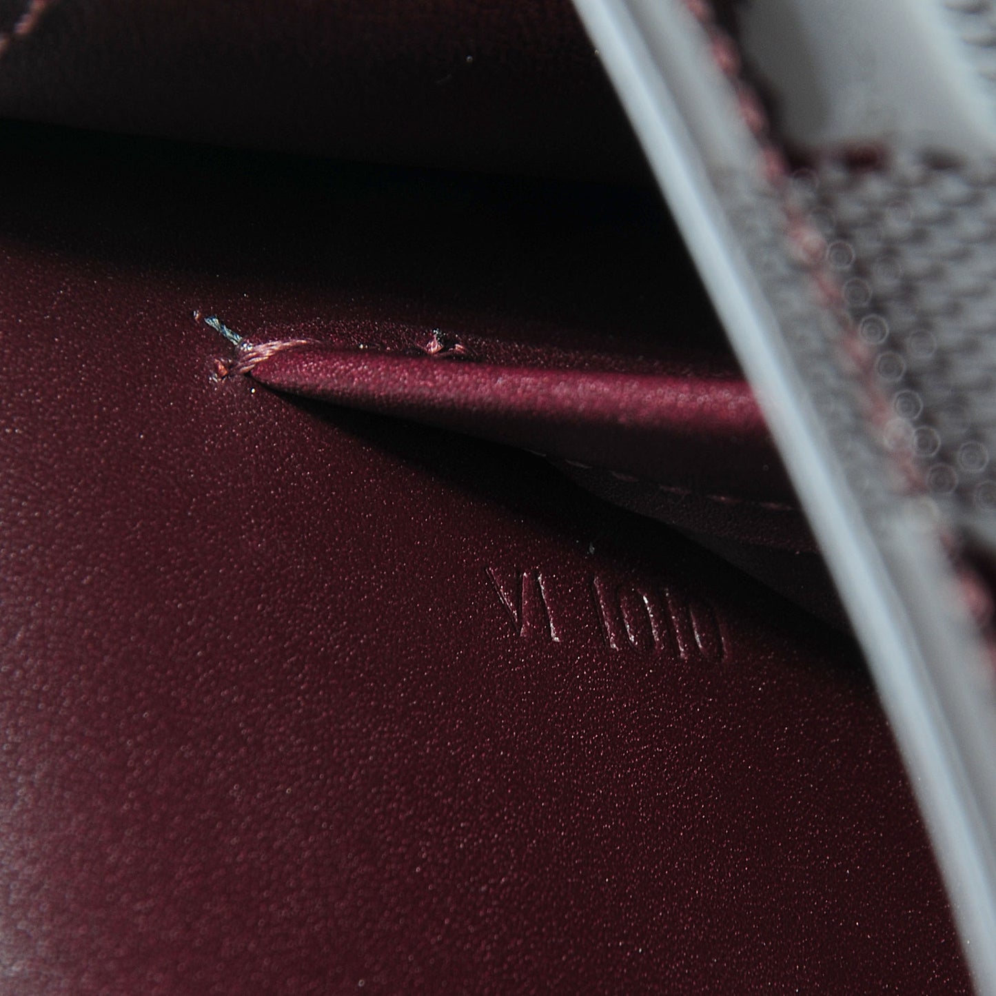 Damier Vernis Club Bag Carmine
