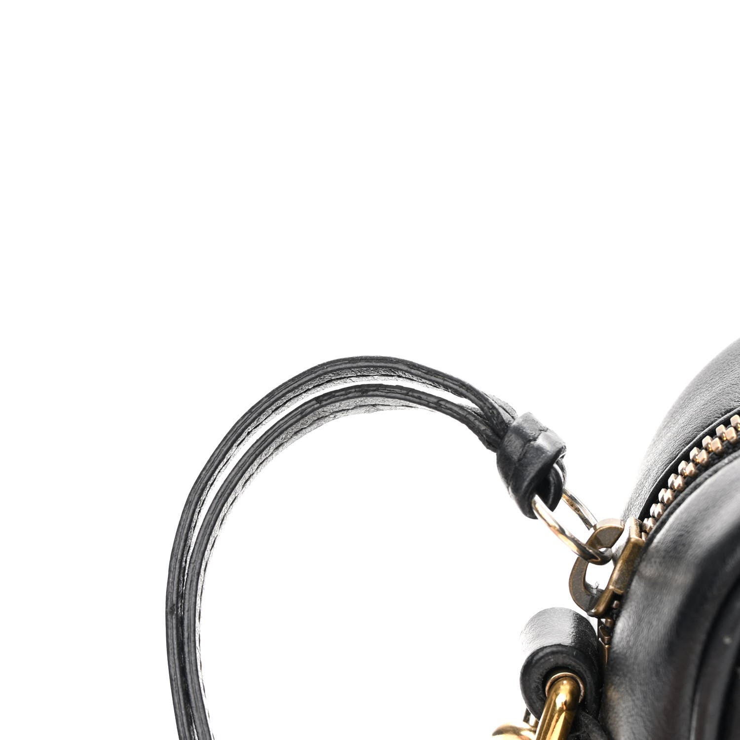 Gucci Calfskin Matelasse Small GG Marmont Chain Shoulder Bag Black 15 of 17
