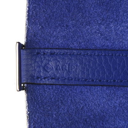Hermes Taurillon Clemence Picotin Lock 18 PM Bleu Electrique 7 of 12