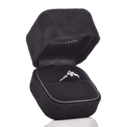 Tiffany Platinum Diamond Lace Ring 54 6.75 6 of 6