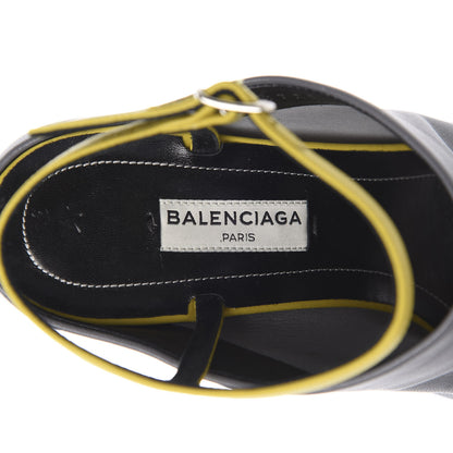Balenciaga Lambskin Bi-Color Open Toe Glove Sandal 38 Grey 6 of 8