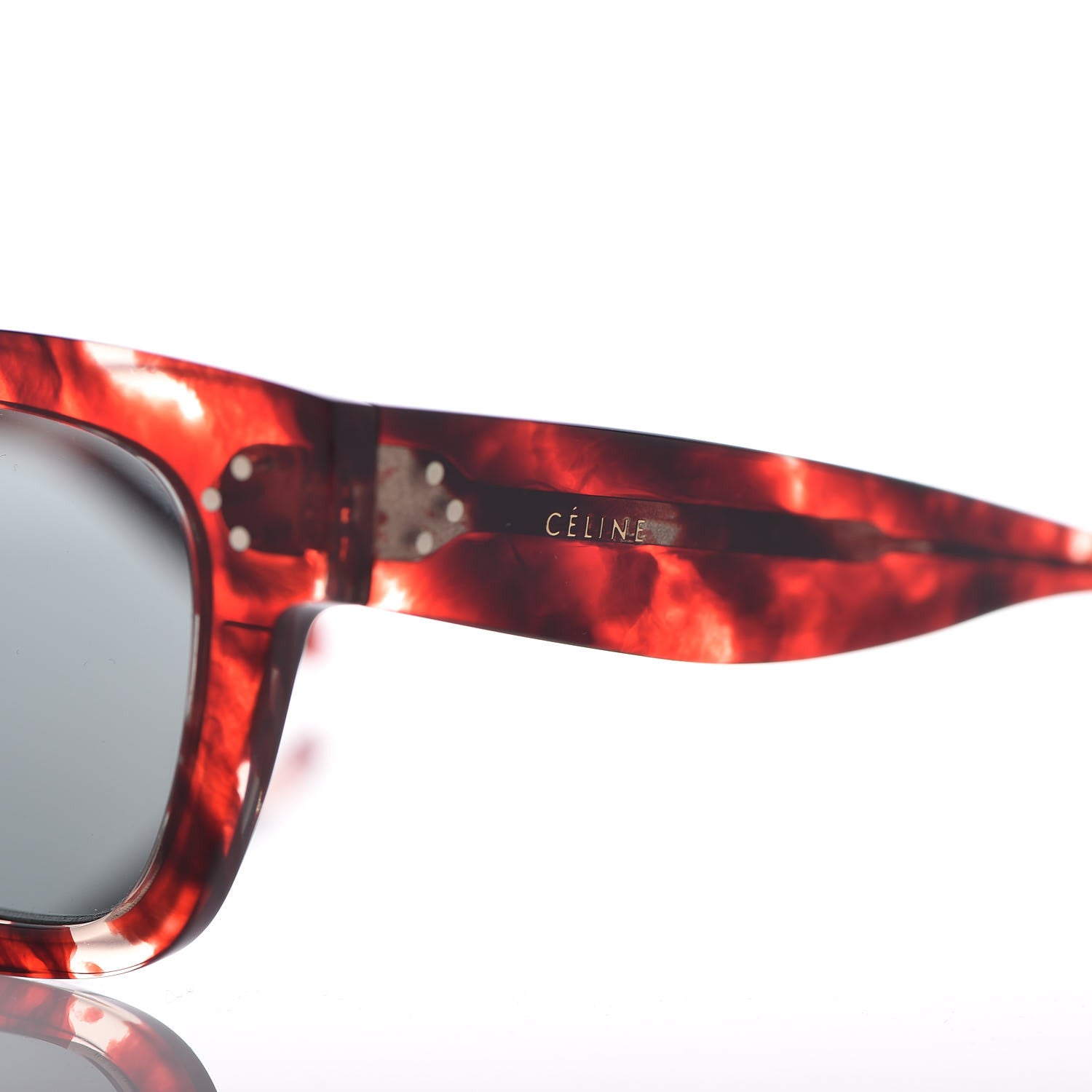 Celine Acetate Black Frame 02 Sunglasses CL40009I Brown Havana 5 of 7