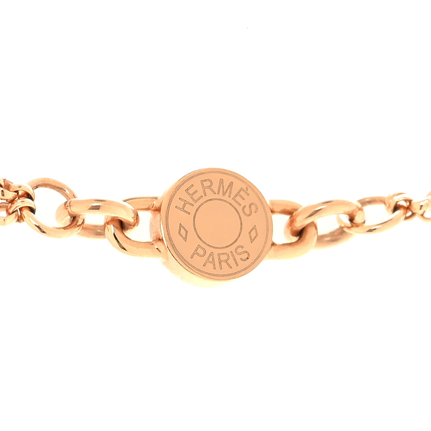 Swift Rose Gold Charniere Pendant Necklace Mauve Pale