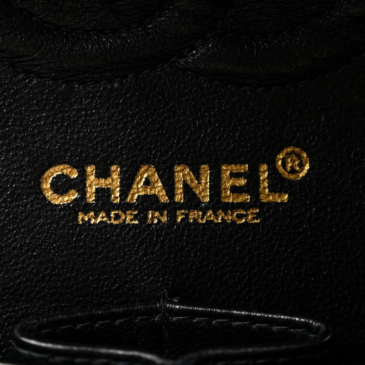 Caviar Quilted Small Double Flap Black