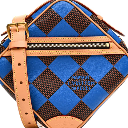 Louis Vuitton Damier Pop Chess Messenger Blue 7 of 9