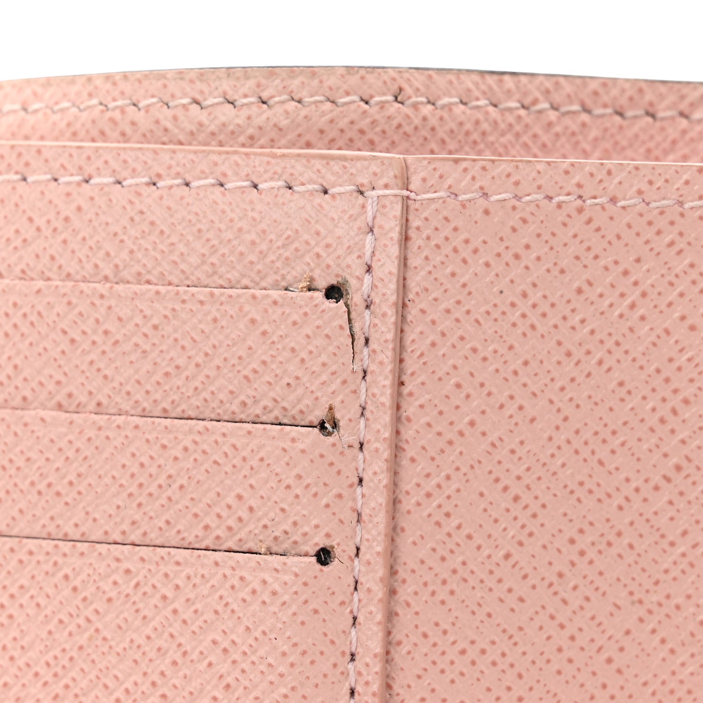 Damier Ebene Victorine Wallet Rose Ballerine