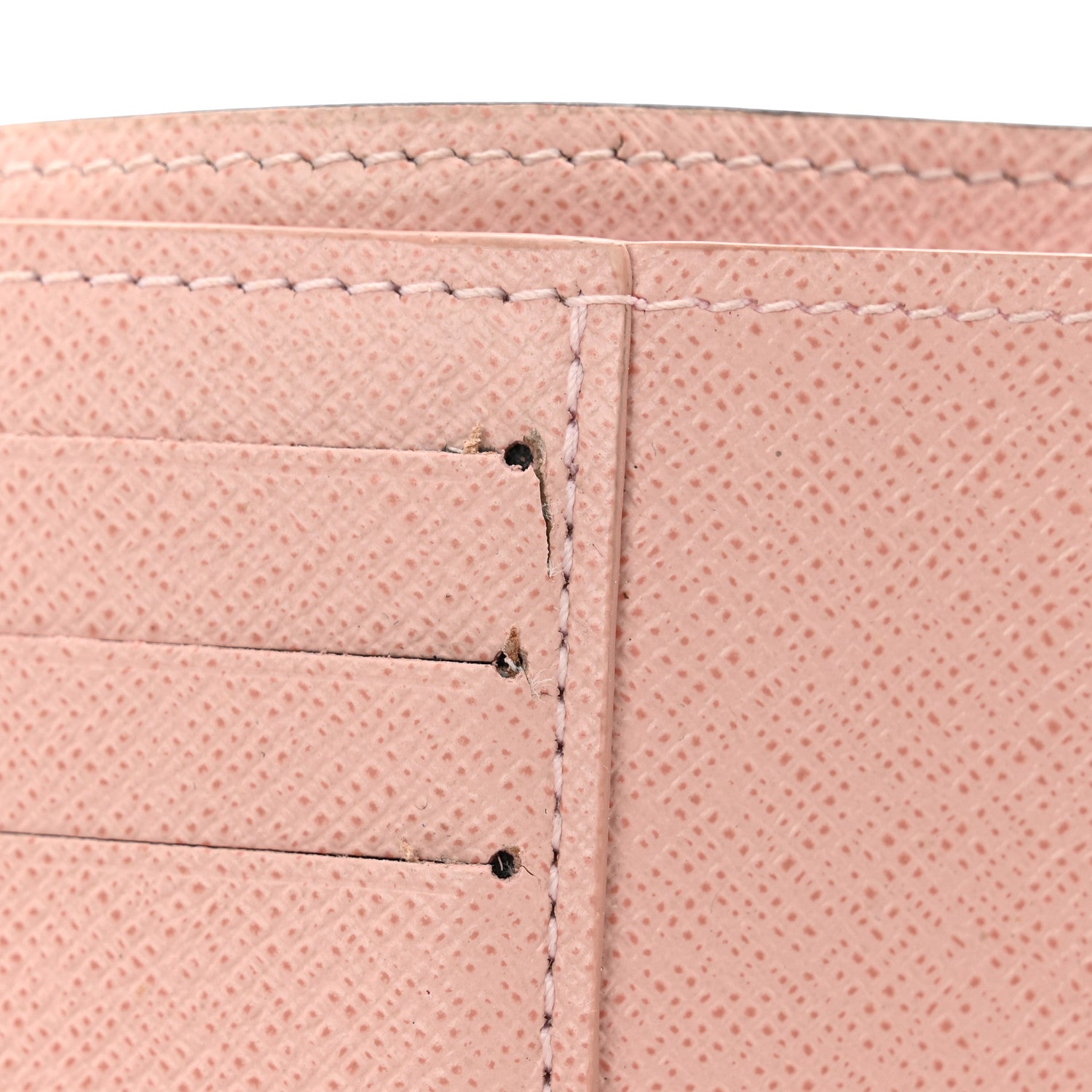 Louis Vuitton Damier Ebene Victorine Wallet Rose Ballerine 9 of 10