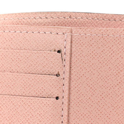 Louis Vuitton Damier Ebene Victorine Wallet Rose Ballerine 9 of 10