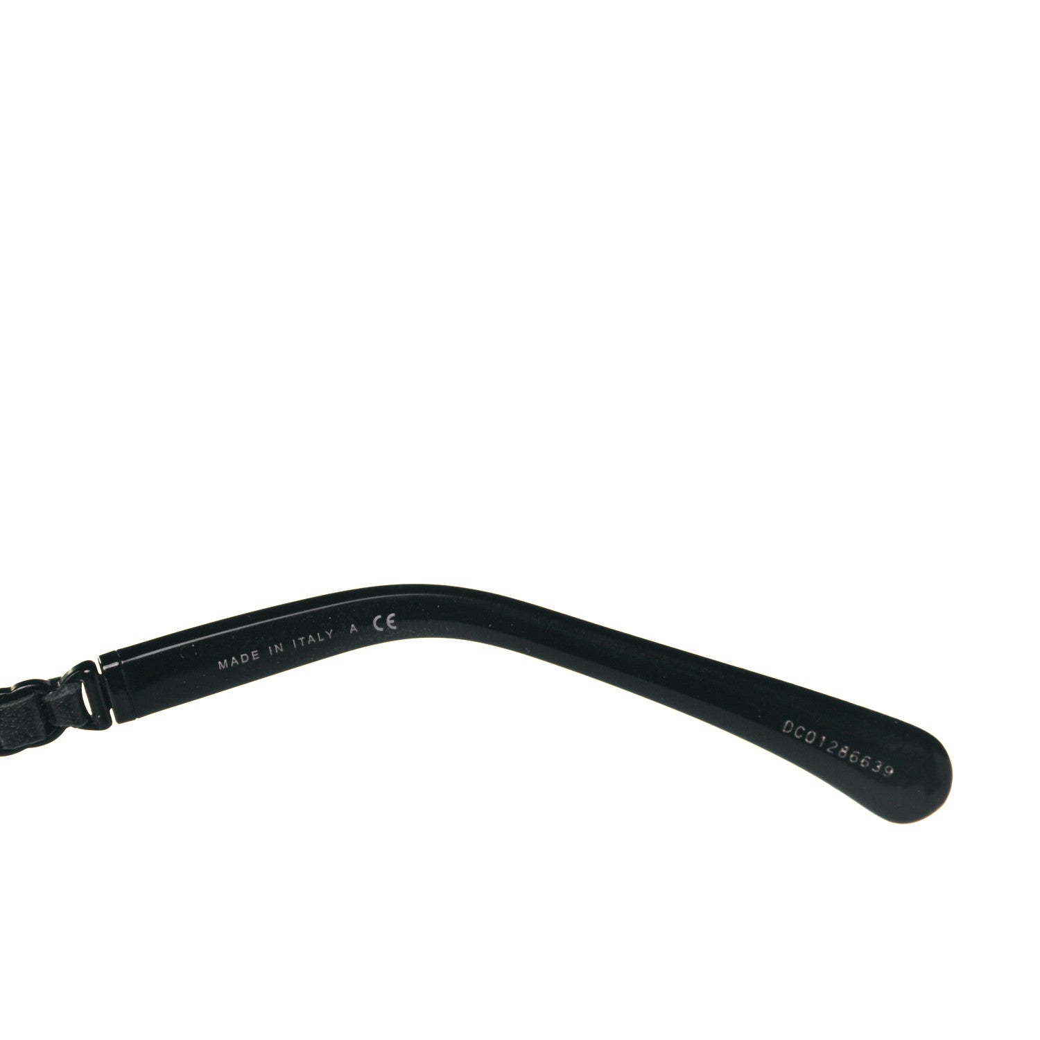 Chanel Metal Calfskin Round Chain Sunglasses 4265-Q Black 5 of 8