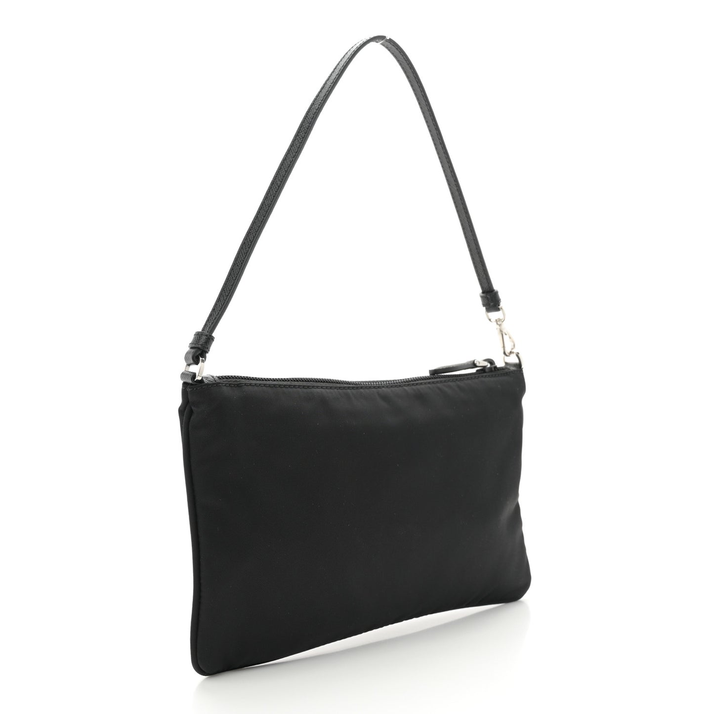 Tessuto Nylon Pochette Bag Black