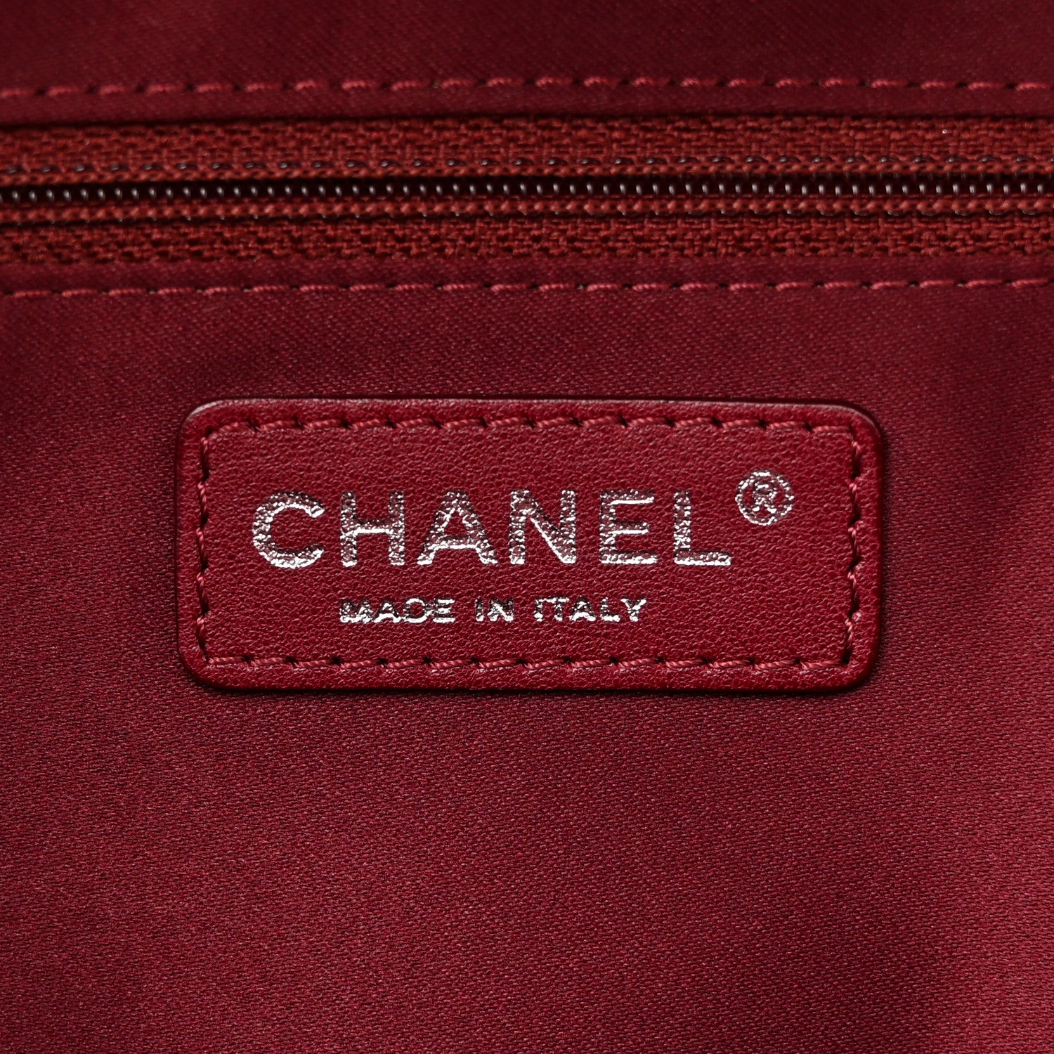 Chanel Lambskin Quilted Citizen Zip Large Flap Dark Red 6 of 12