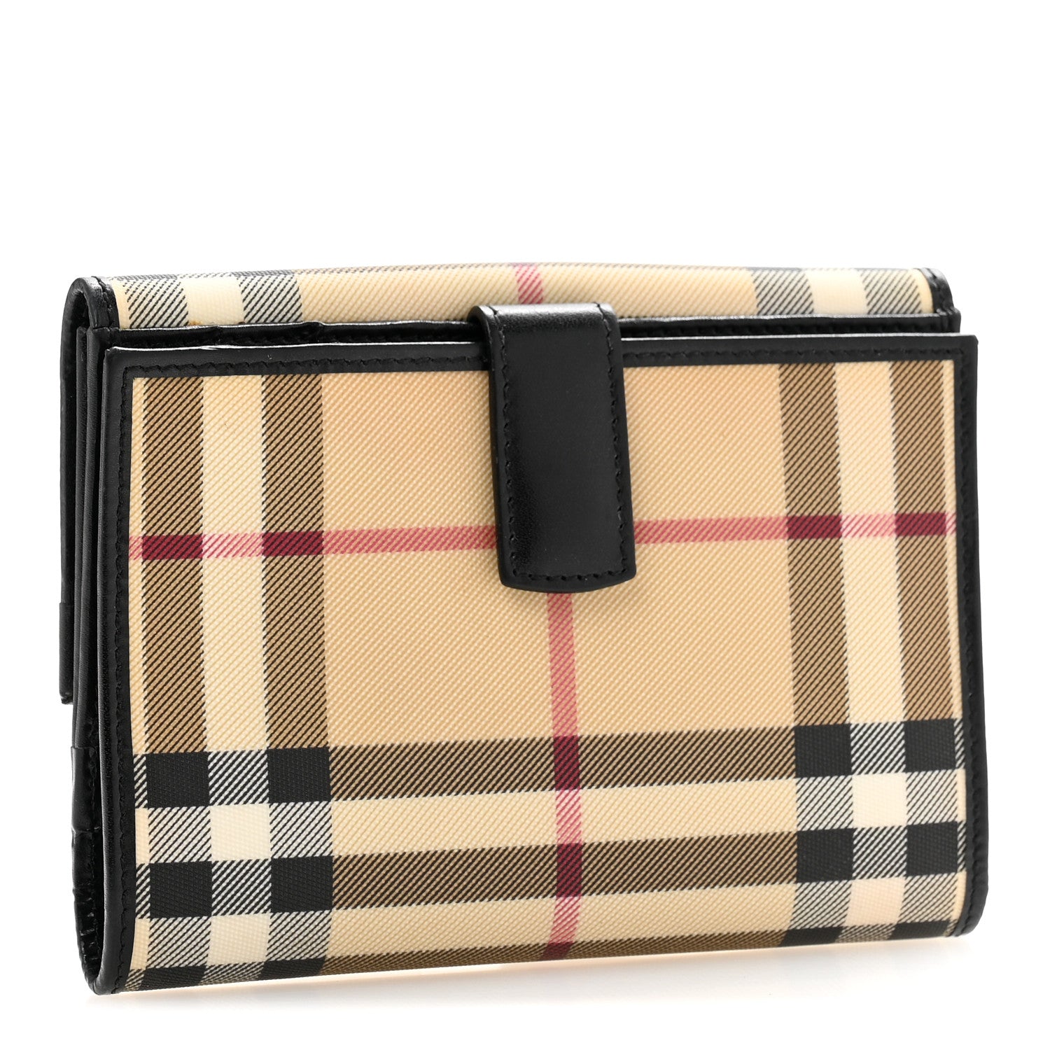 Burberry House Check Compact Wallet Black 3 of 9