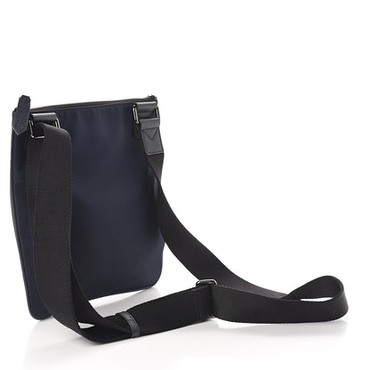 Burberry Grainy Calfskin Nylon Crossbody Bag Navy 2 of 8