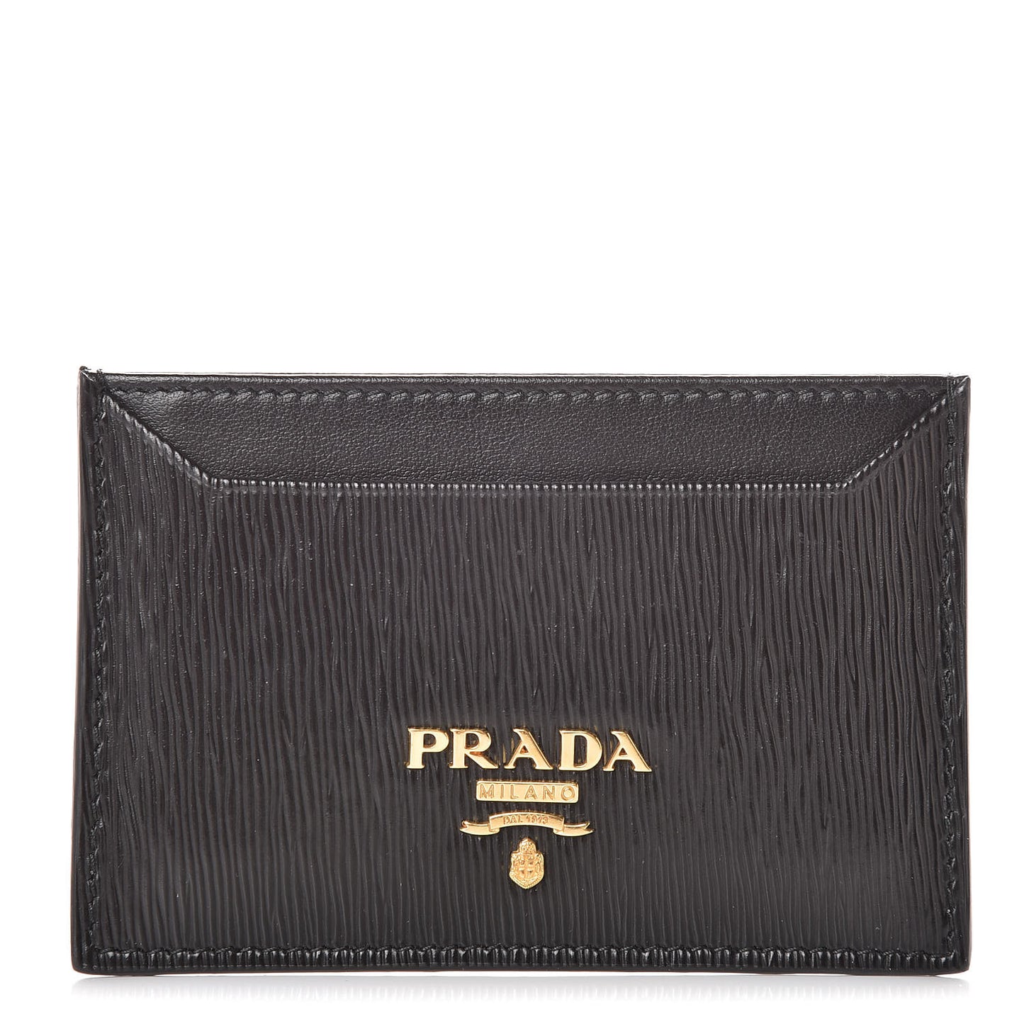 Vitello Move Metal Card Case Black