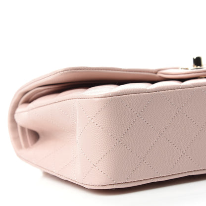 Chanel Caviar Quilted Medium Double Flap Light Pink 7 of 11