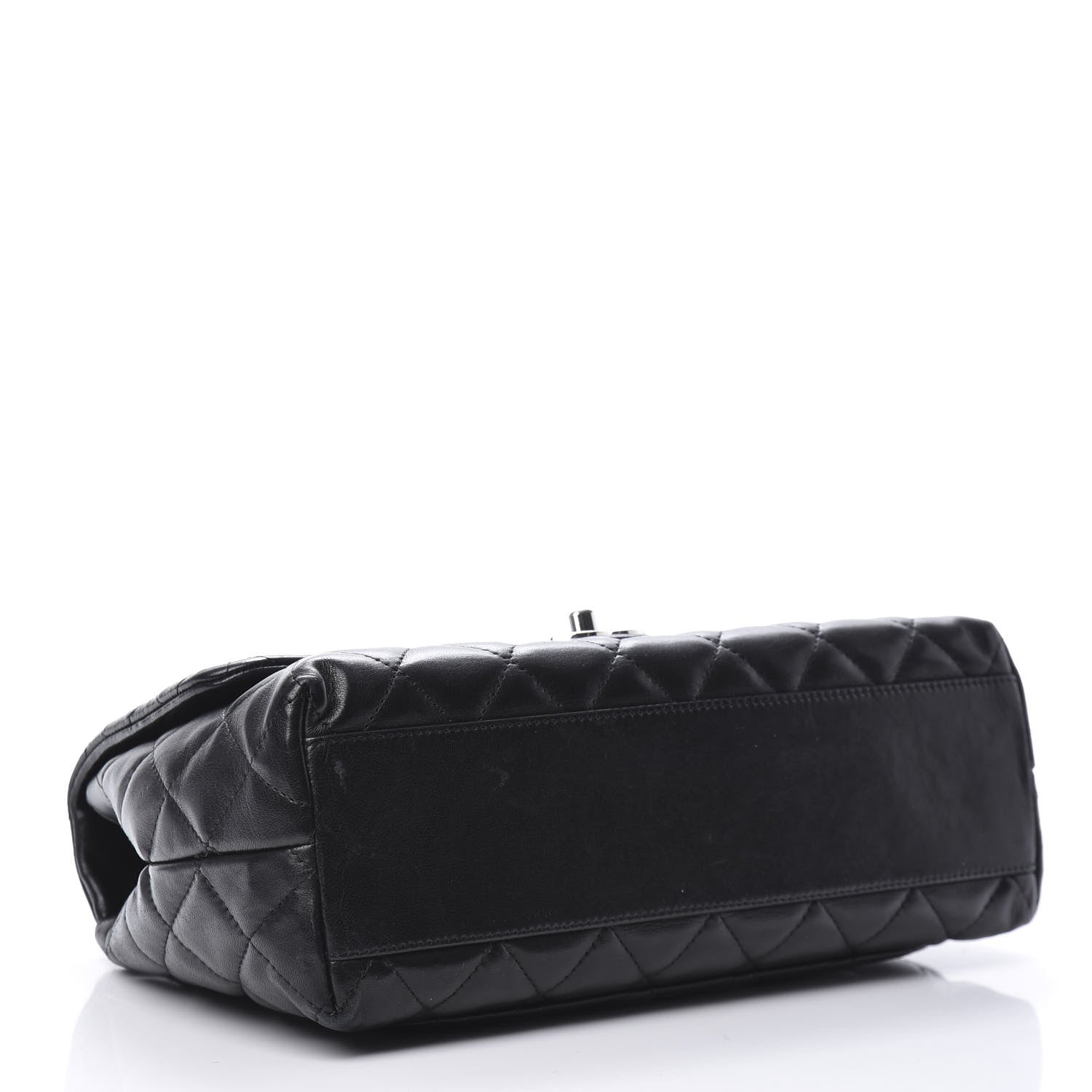 Chanel Lambskin Quilted Medium Kelly Flap Bag Black 4 of 16