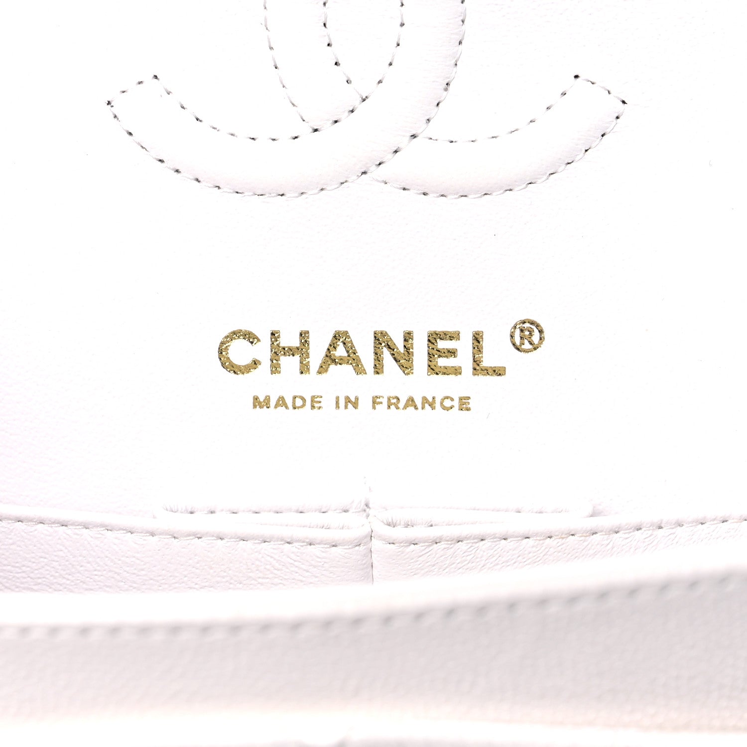 Chanel Caviar Quilted Small Double Flap White 7 of 10
