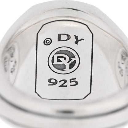 David Yurman Sterling Silver Black Onyx Deco Signet Ring 60 9 5 of 5