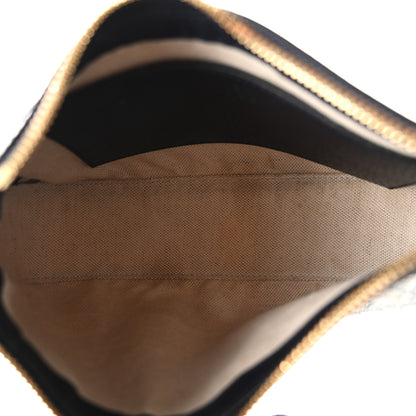 Gucci GG Supreme Monogram Textured Dollar Calfskin Web Small Ophidia GG Handbag Beige Blue 5 of 10