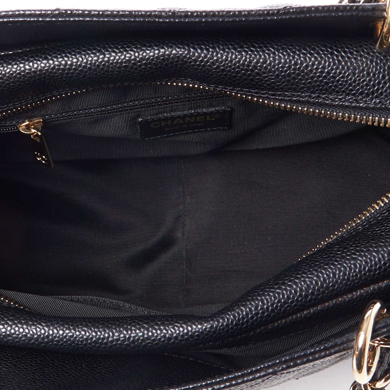 Chanel Caviar Quilted Petit Timeless Tote PTT Black 8 of 9