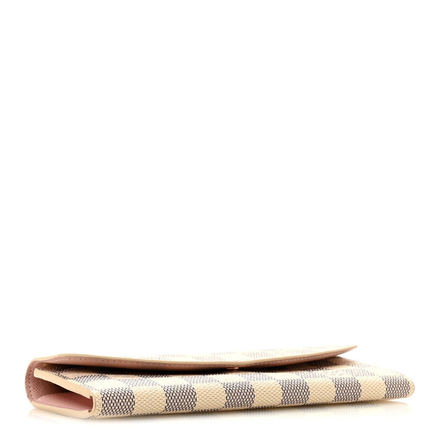 Louis Vuitton Damier Azur Emilie Wallet Rose Ballerine 4 of 10