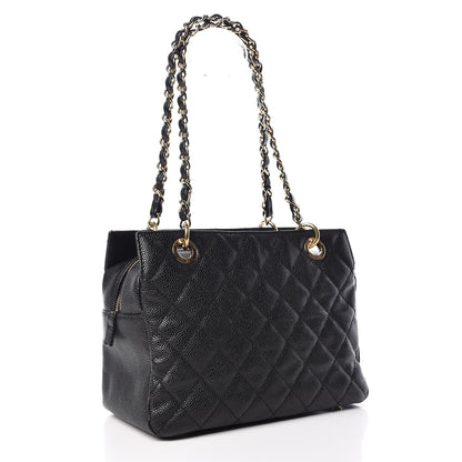 Chanel Caviar Quilted Petit Timeless Tote PTT Black 4 of 10
