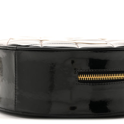 Chanel Patent CC Round Vanity Case Black 11 of 13