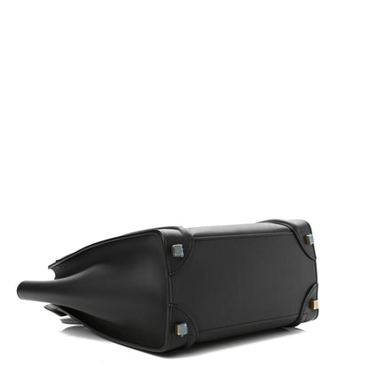 Celine Smooth Calfskin Micro Luggage Black 4 of 12