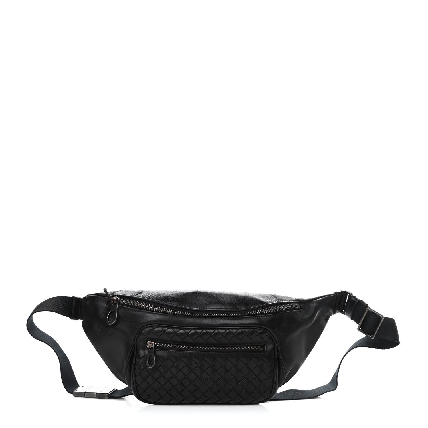 Bottega Veneta Nappa Intrecciato Belt Bag Black 1 of 10