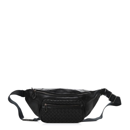 Bottega Veneta Nappa Intrecciato Belt Bag Black 1 of 10