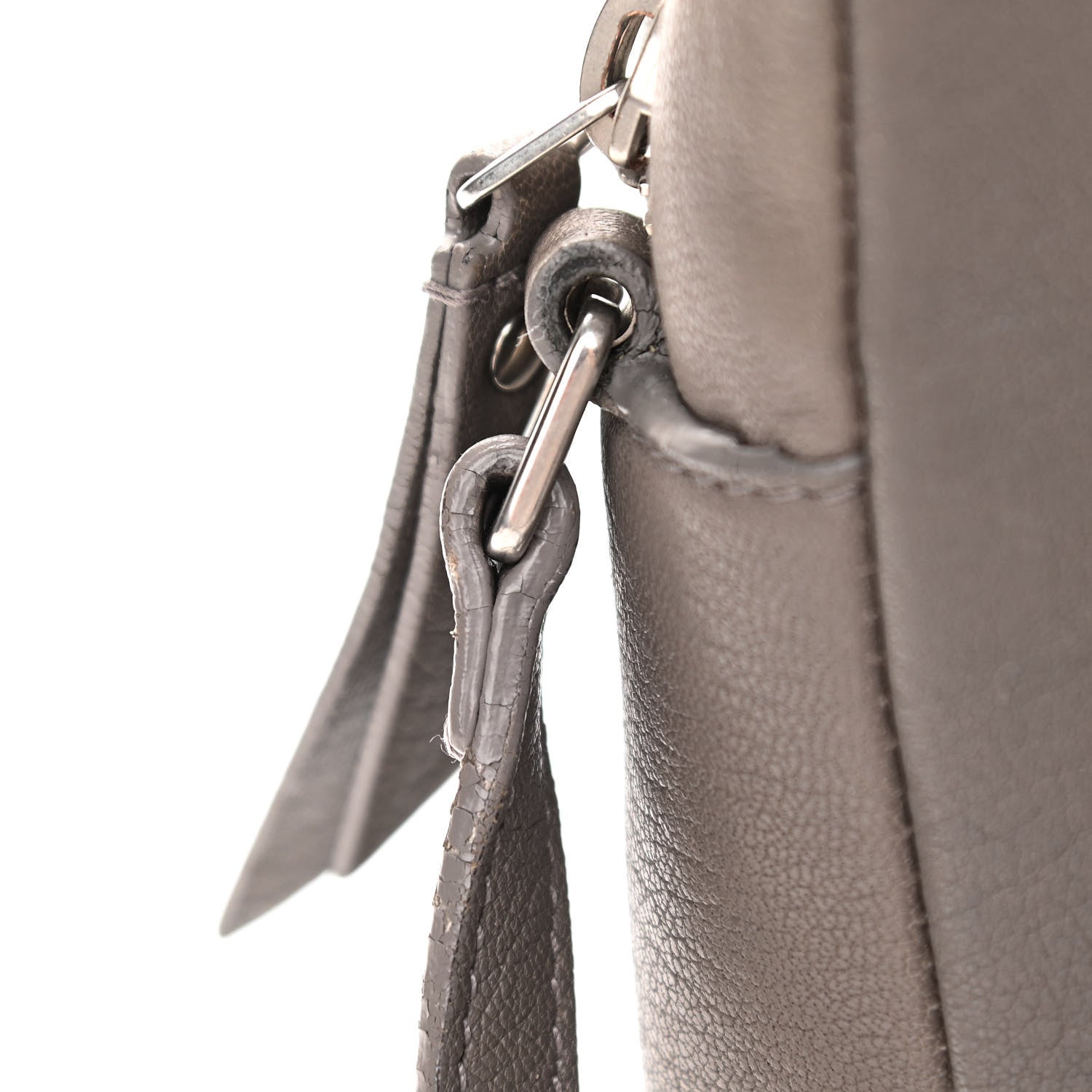 Saint Laurent Lambskin Monogram Small Lou Camera Bag Asphalt 10 of 12