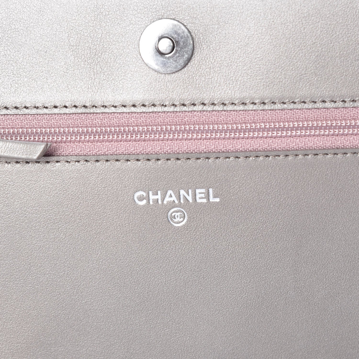 Chanel Metallic Caviar Quilted Boy Wallet On Chain WOC Copper 6 of 13