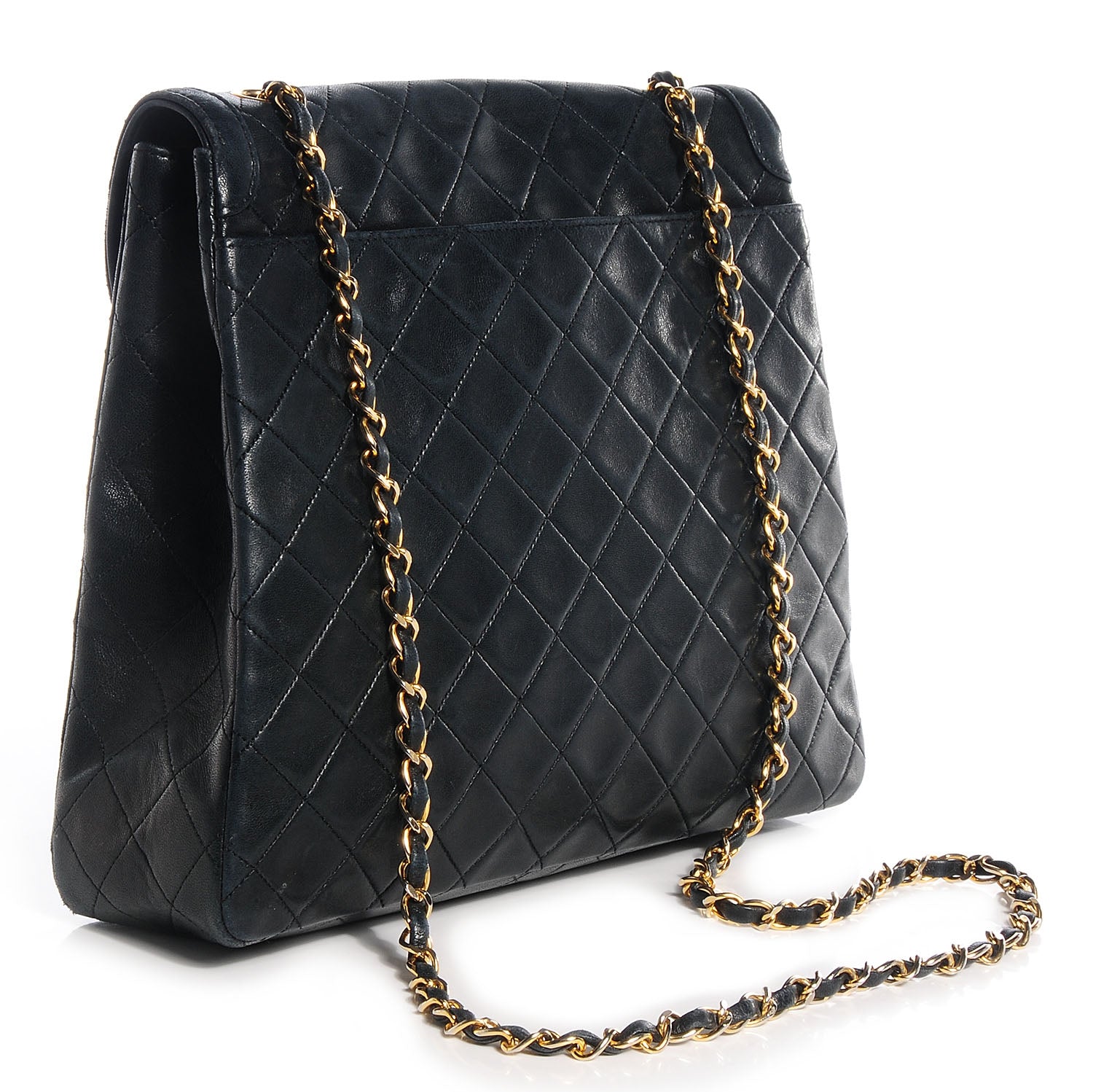 Chanel Quilted Lambskin CC Flap Shoulder Bag Black 5 of 12