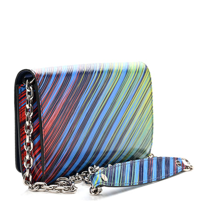 Louis Vuitton Epi Tropical Printed Twist Chain Wallet Vert Rouge 3 of 10