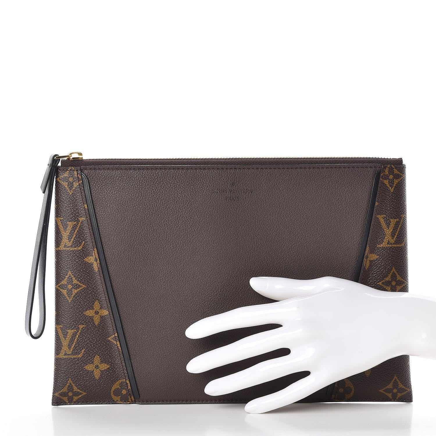 Louis Vuitton Monogram Veau Cachemire W Pochette Chocolate 2 of 9