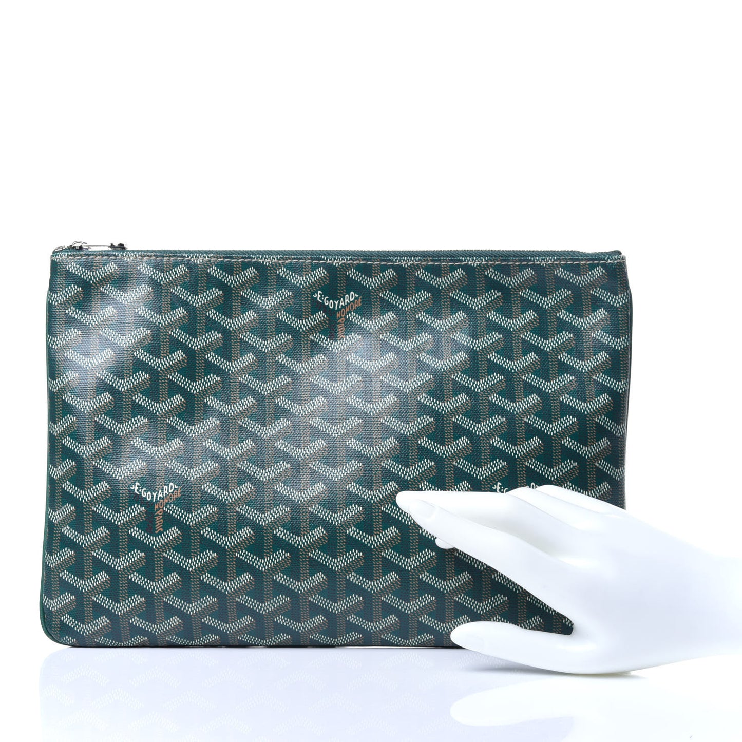 Goyardine Senat Pochette MM Green