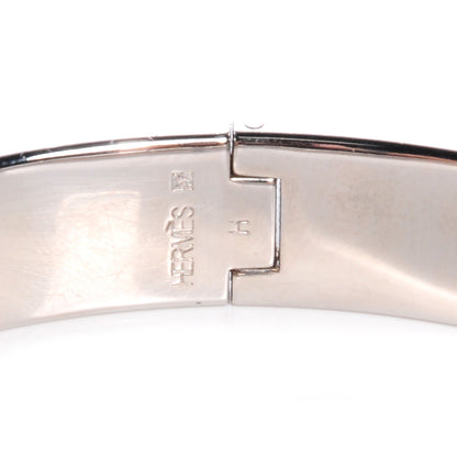 Hermes Enamel Narrow Clic Clac H Bracelet PM Rose Dragee 4 of 4