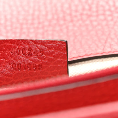 Gucci Dollar Calfskin Swarovski Crystal Small Dionysus Shoulder Bag Hibiscus Red 8 of 15
