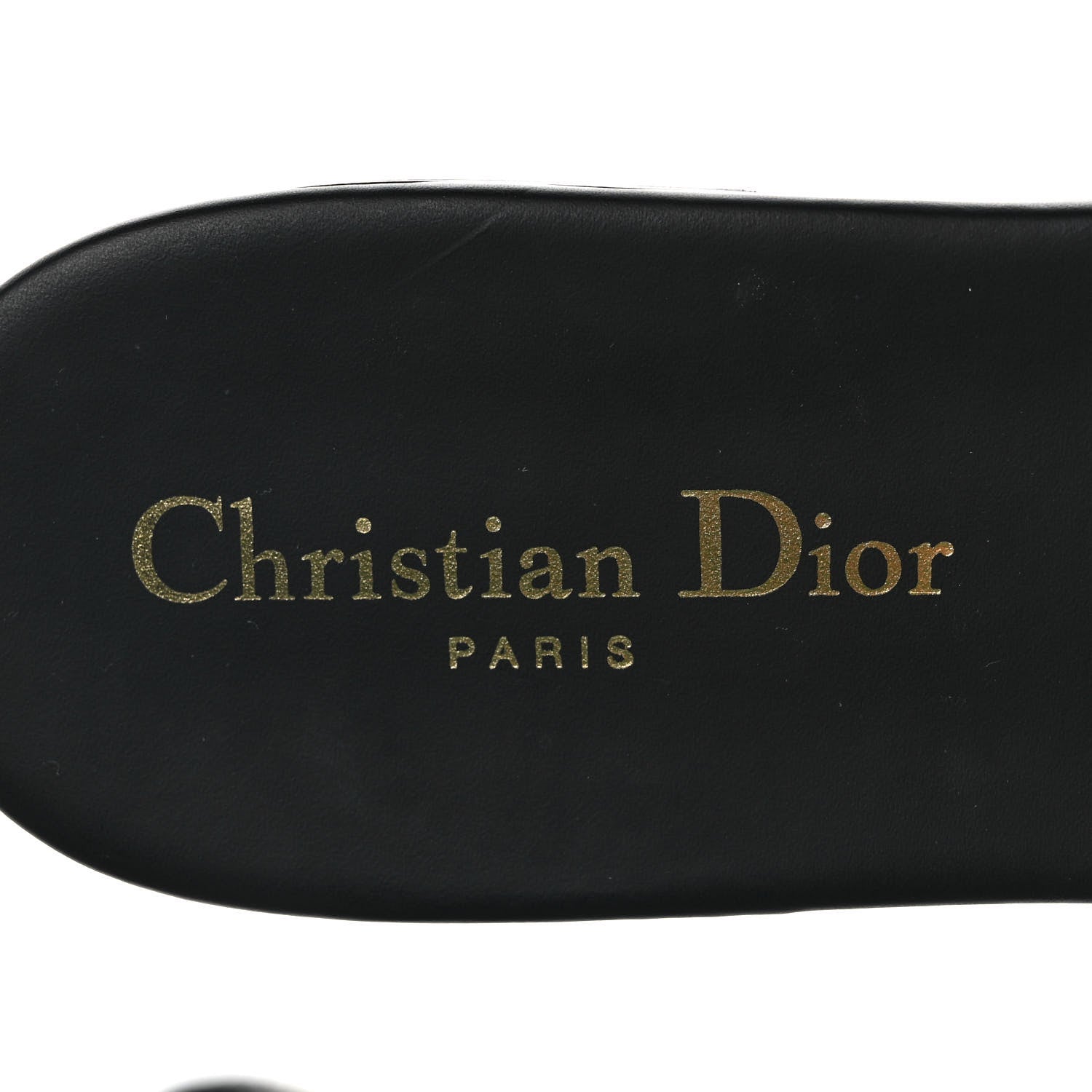 Christian Dior Canvas Embroidered Dway Mules Slide Sandals 41 Black 7 of 9