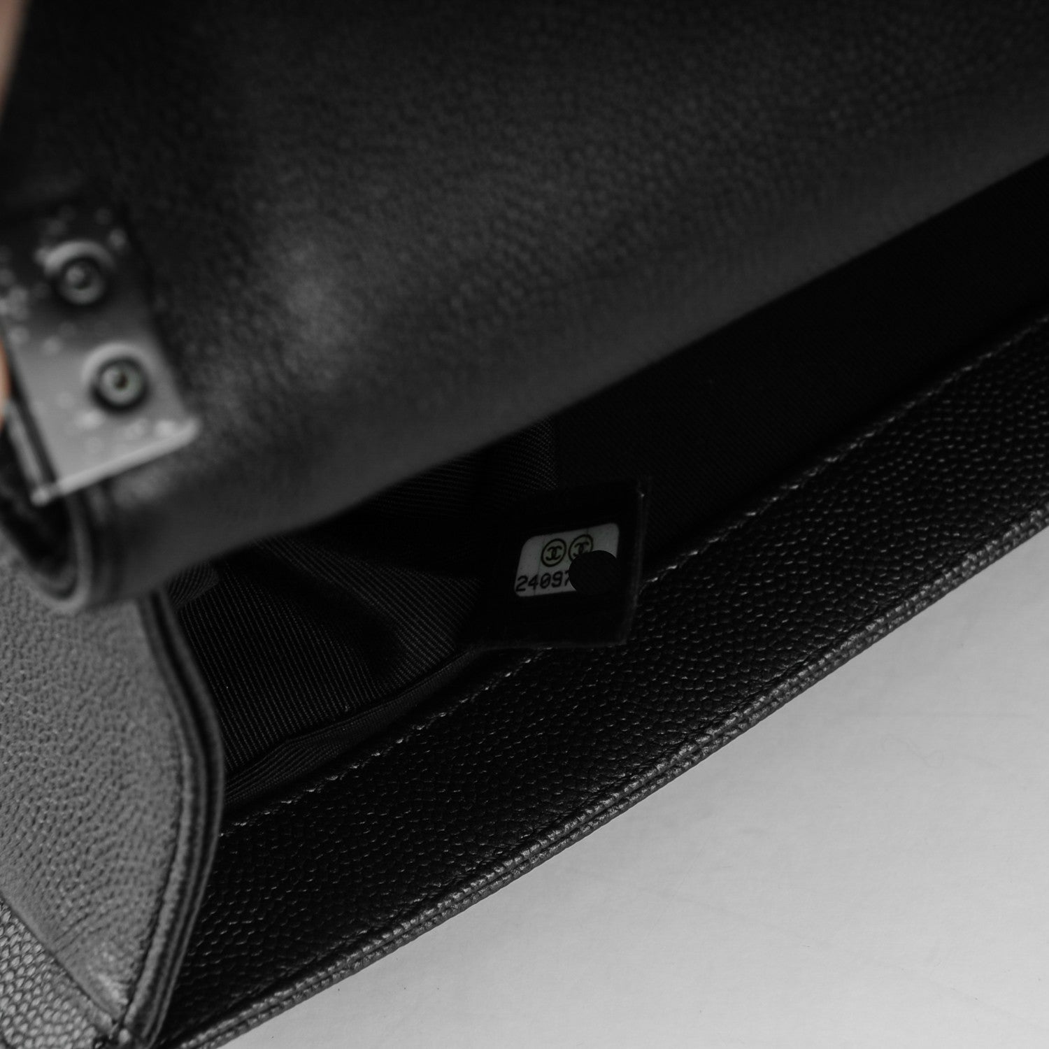 Chanel Caviar Quilted Medium Boy Flap So Black 8 of 8