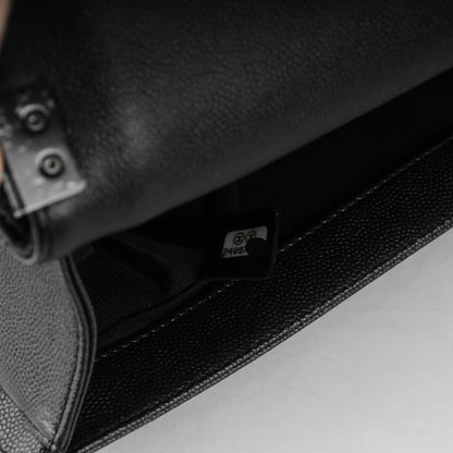 Chanel Caviar Quilted Medium Boy Flap So Black 8 of 8