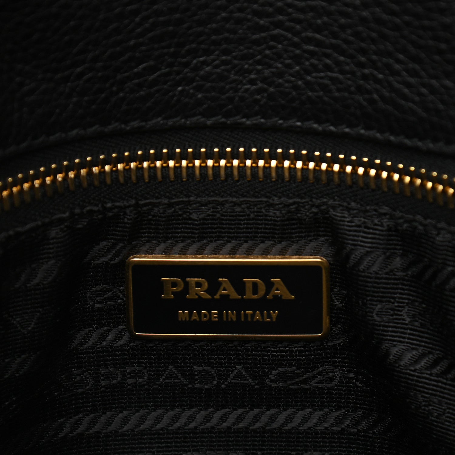 Prada Vitello Daino Shopping Tote Black 7 of 17