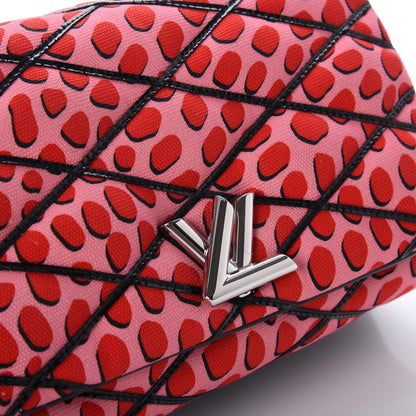 Louis Vuitton Canvas Patent Jungle Dots Malletage GO-14 PM Sugar Pink Poppy 8 of 8
