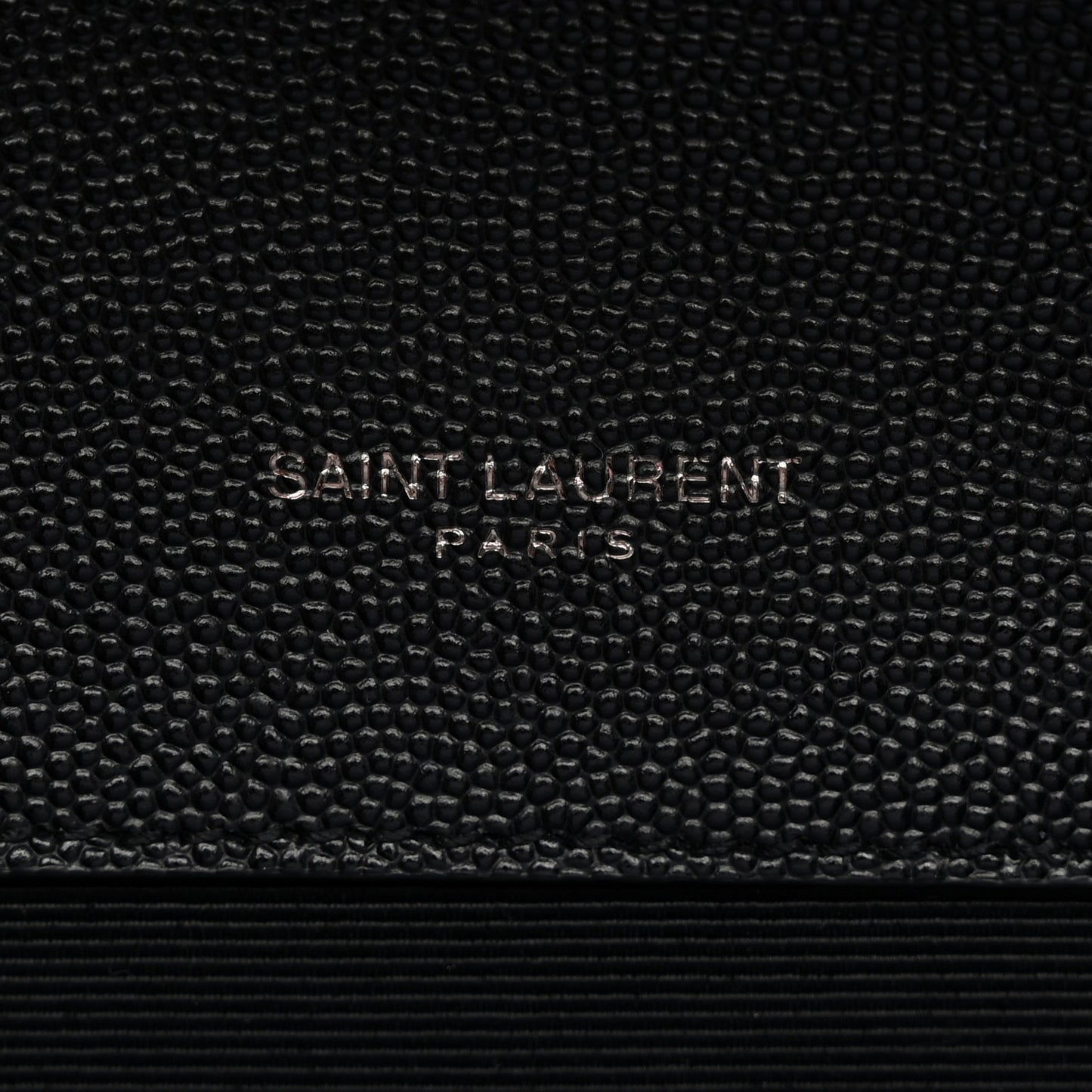 Grain De Poudre Textured Mixed Matelasse Triquilt Small Monogram Monochrome Satchel Black