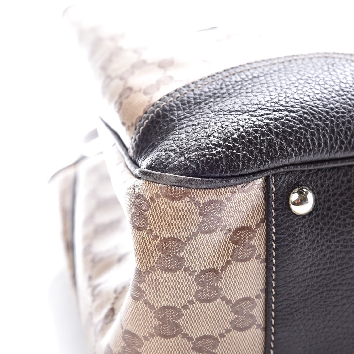 Gucci Crystal Monogram Large Princy Tote Dark Brown 12 of 15