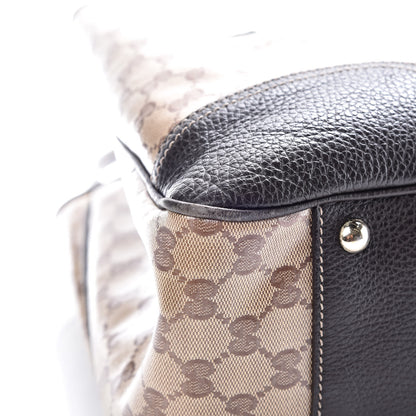 Gucci Crystal Monogram Large Princy Tote Dark Brown 12 of 15