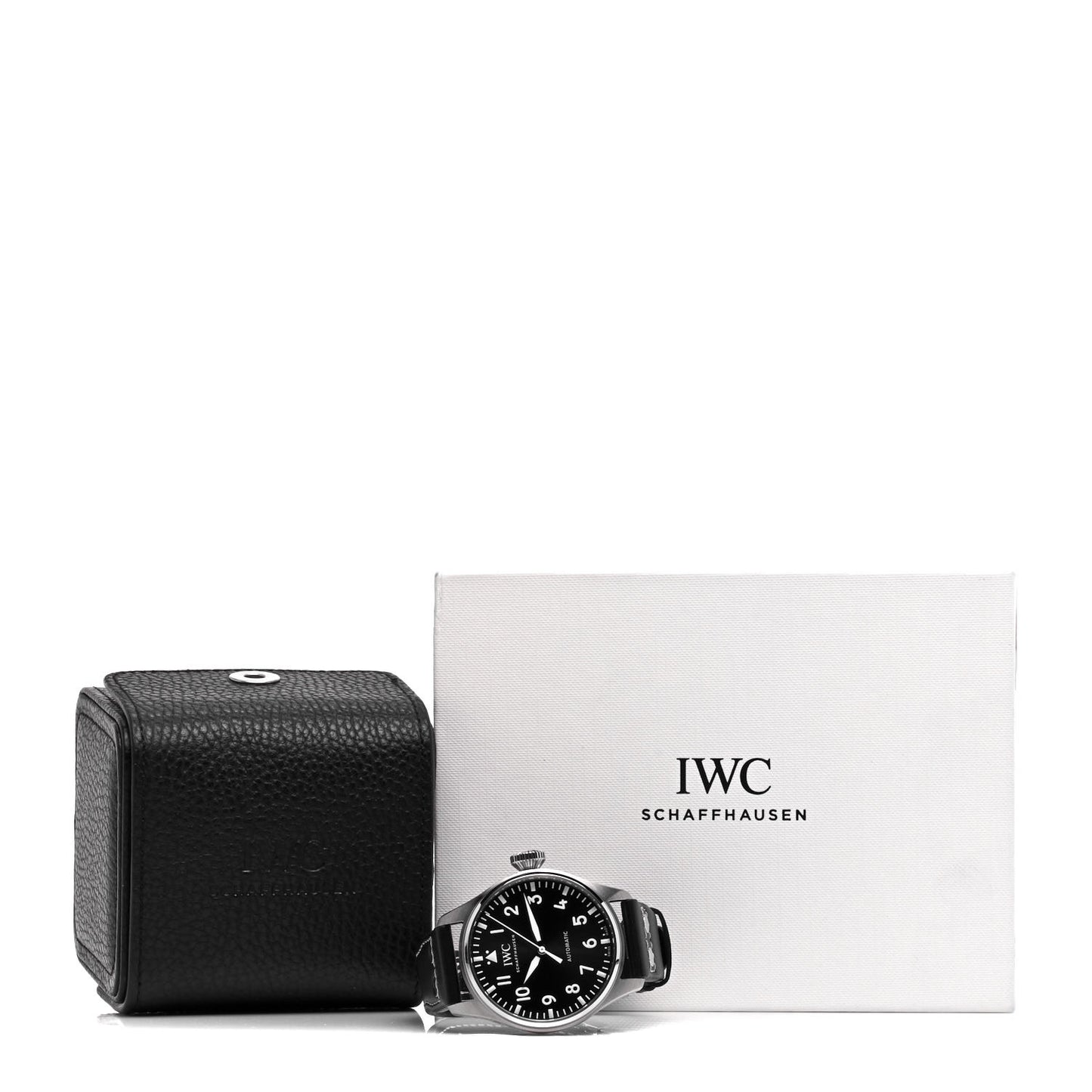 Stainless Steel Calfskin 44mm Big Pilot Automatic Watch Blue IW329303