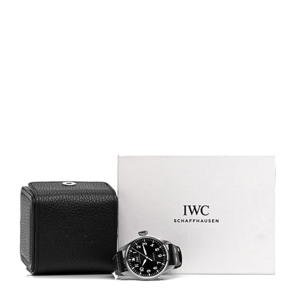 IWC Stainless Steel Calfskin 44mm Big Pilot Automatic Watch Blue IW329303 5 of 5