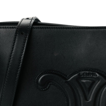 Celine Smooth Calfskin Triomphe Small Bucket Bag Black 10 of 10