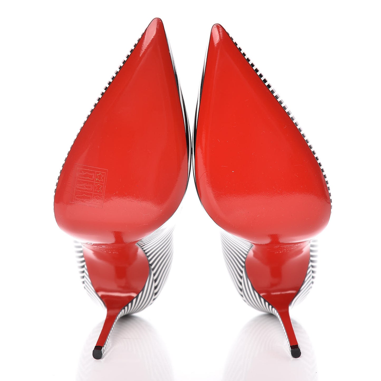 Patent Stripes Decollete 554 100 Pumps 39.5 Black White